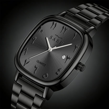 Montre SABR™ Prestige – Montre élégante avec chiffres arabes et bracelet acier