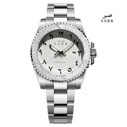 Montre SABR™ automatique acier premium – Design luxe avec chiffres arabes
