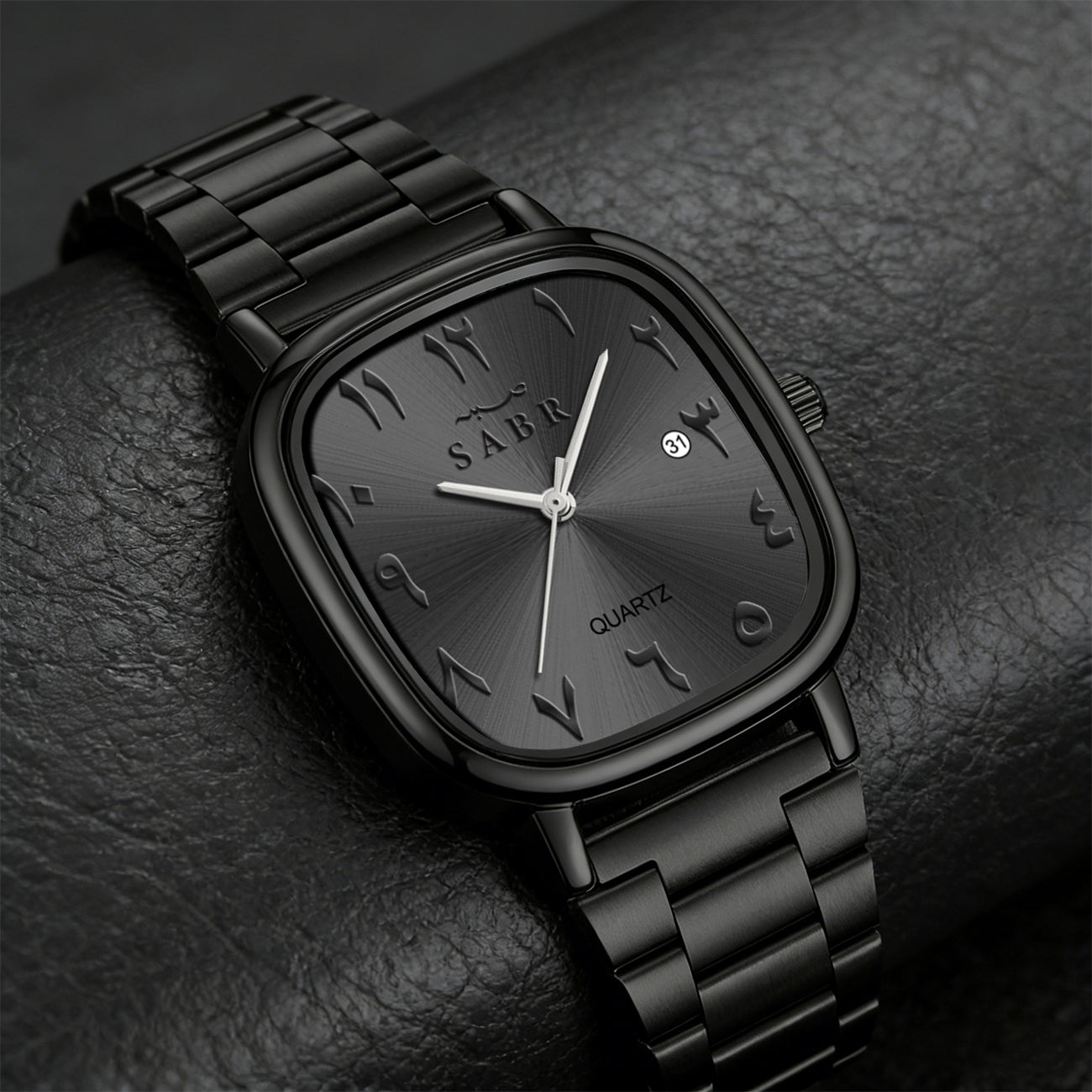 Montre SABR™ Prestige – Montre élégante avec chiffres arabes et bracelet acier