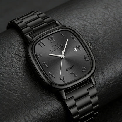 Montre SABR™ Prestige – Montre élégante avec chiffres arabes et bracelet acier