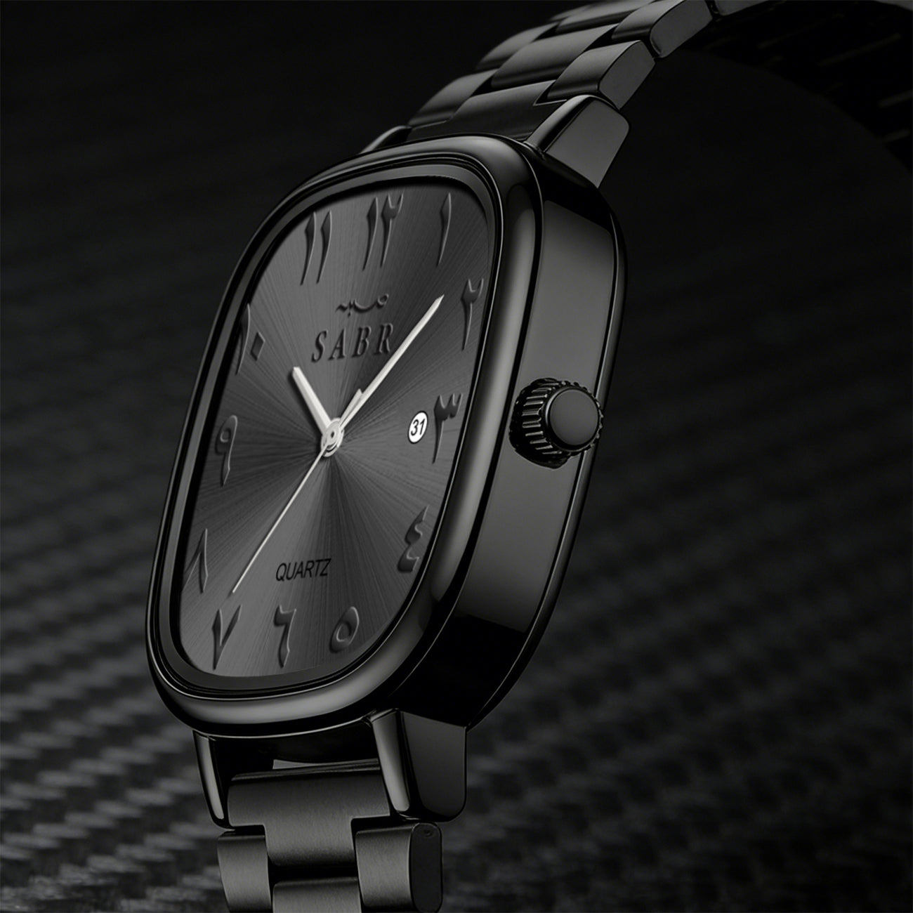 Montre SABR™ Prestige – Montre élégante avec chiffres arabes et bracelet acier
