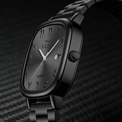 Montre SABR™ Prestige – Montre élégante avec chiffres arabes et bracelet acier