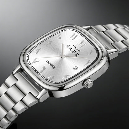 Montre SABR™ Prestige – Montre élégante avec chiffres arabes et bracelet acier