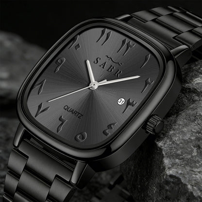 Montre SABR™ Prestige – Montre élégante avec chiffres arabes et bracelet acier