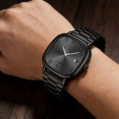 Montre SABR™ Prestige – Montre élégante avec chiffres arabes et bracelet acier