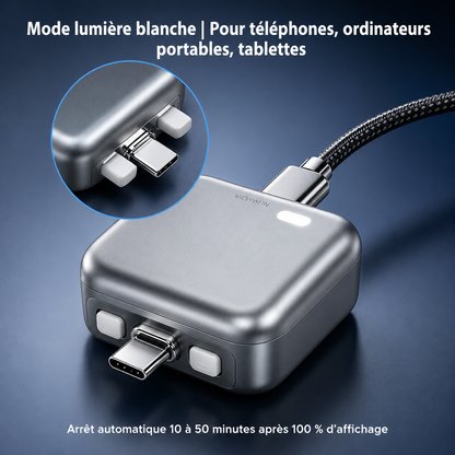 Chargeur Intelligent AutoCut™ 140W ⚡ Recharge ultra rapide. Protection intelligente.