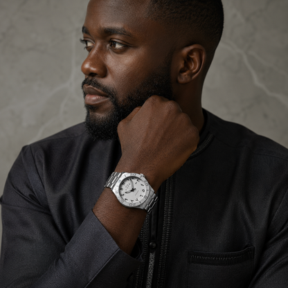 Montre SABR™ automatique acier premium – Design luxe avec chiffres arabes