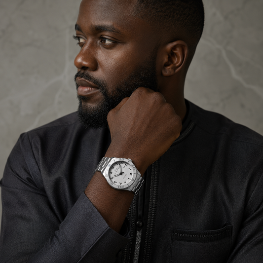 Montre SABR™ automatique acier premium – Design luxe avec chiffres arabes
