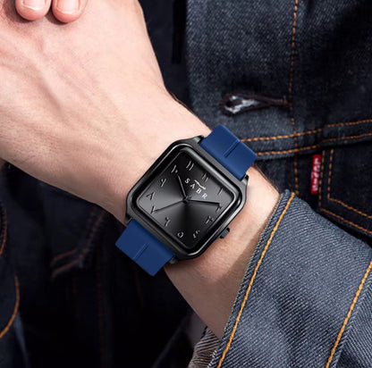 Montre BLEU Élégante SABR™ – Discipline & Style au Quotidien