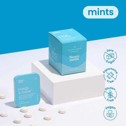 Neuro Mints™ | Sugar-Free Energy & Focus Mints | Vegan & Gluten-Free