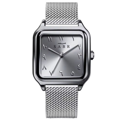 ⌚ Montre SABR™  BRACELET EN ACIER STOCK LIMITE — Le temps avec sens