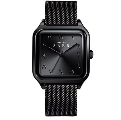 ⌚ Montre SABR™  BRACELET EN ACIER STOCK LIMITE — Le temps avec sens
