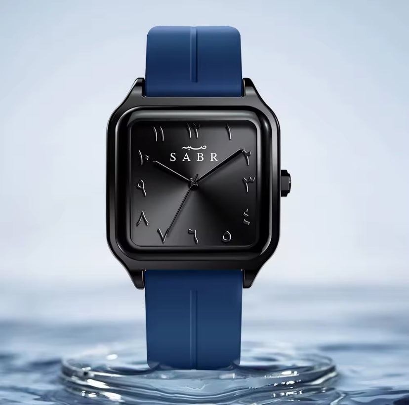 Montre BLEU Élégante SABR™ – Discipline & Style au Quotidien