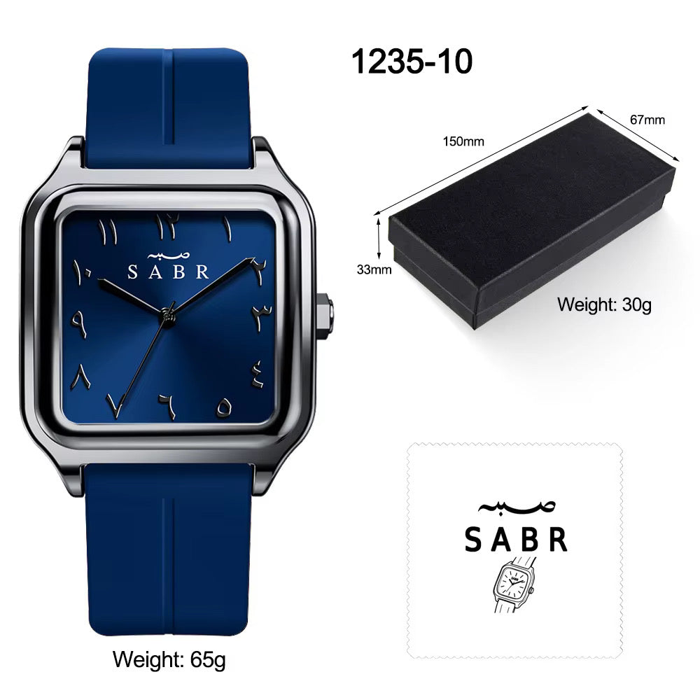 Montre BLEU Élégante SABR™ – Discipline & Style au Quotidien