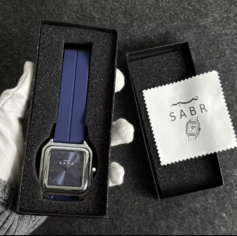 Montre BLEU Élégante SABR™ – Discipline & Style au Quotidien