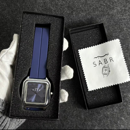 Montre BLEU Élégante SABR™ – Discipline & Style au Quotidien