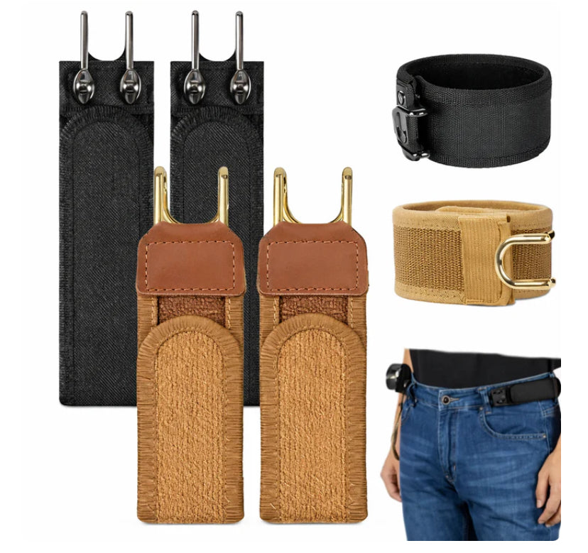 QuickBelt™ – Ajusteur de pantalon invisible (Pack 2 unités) | Confort sans ceinture