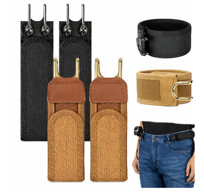 QuickBelt™ – Ajusteur de pantalon invisible (Pack 2 unités) | Confort sans ceinture